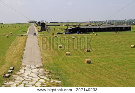 Majdanek Concentration Camp On The Outskirts Of Lublin
