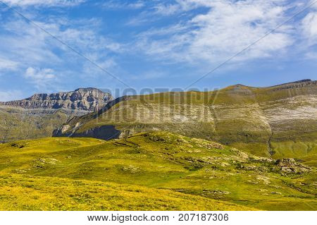 Image from the center of the glacial Circus of Troumouse one of the largest from the Europe.