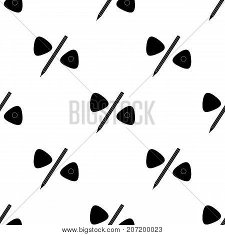 Pencil and sewing wash.Sewing or tailoring tools kit single icon in black style vector symbol stock web illustration.