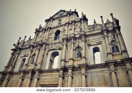 Ruins of St. Paul´s Church in Macao.