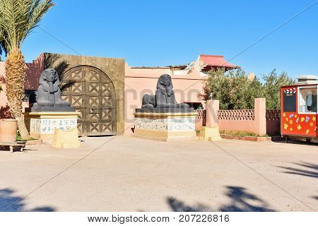 Entrance To Atlas Corporation Studios. Ouarzazate
