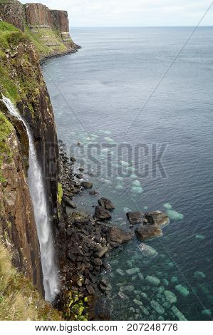 Landscape views of the Isle of Skye in Scotland, UK