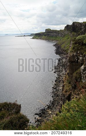 Landscape views of the Isle of Skye in Scotland, UK