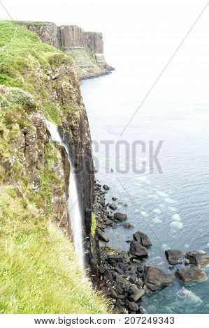 Landscape views of the Isle of Skye in Scotland, UK