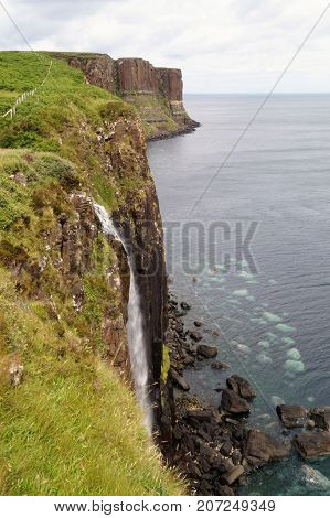 Landscape views of the Isle of Skye in Scotland, UK