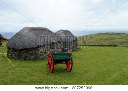 Landscape views of the Isle of Skye in Scotland, UK