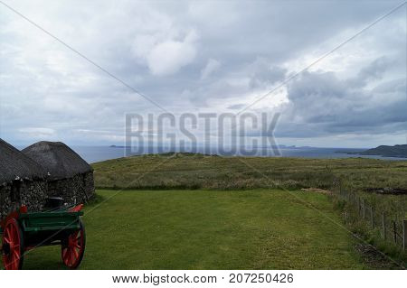 Landscape views of the Isle of Skye in Scotland, UK