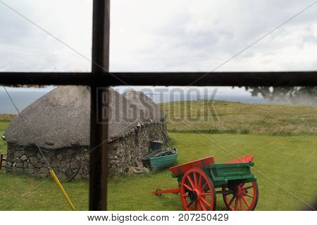 Landscape views of the Isle of Skye in Scotland, UK