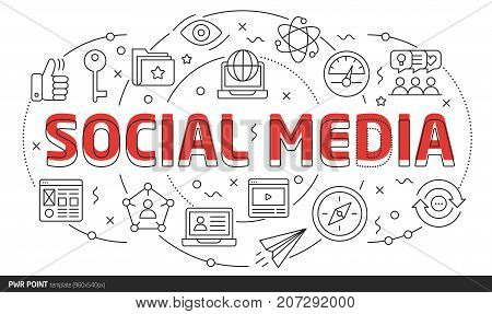 Power Lines Slides Point template Lines template illustration