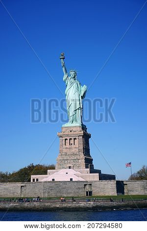 Statue of Liberty New York Manhattan USA .