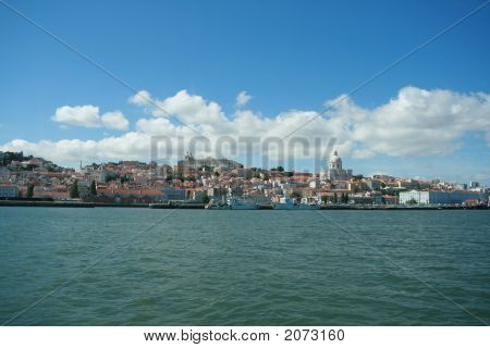 Panorama z Lisabonu
