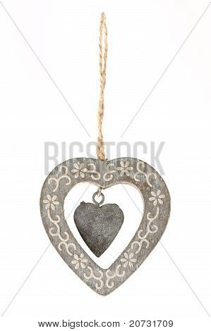 Hængende hjerte Ornament