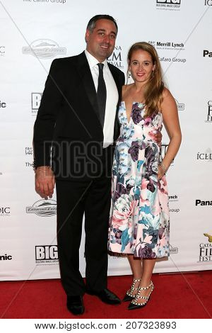 LOS ANGELES - SEP 30:  wife, Carl Cafaro at the Catalina Film Festival - September 30 2017 at the Casino on Catalina Island on September 30, 2017 in Avalon, CA