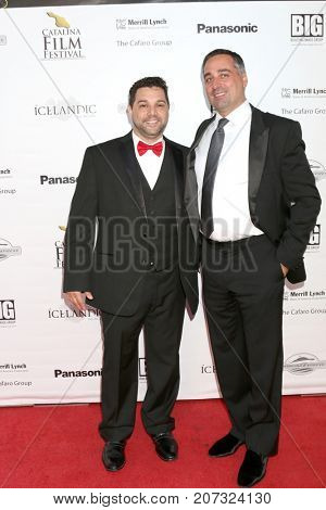 LOS ANGELES - SEP 30:  Ron Truppa, Carl Cafaro at the Catalina Film Festival - September 30 2017 at the Casino on Catalina Island on September 30, 2017 in Avalon, CA