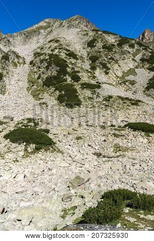 Landscape with Left Kralev Dvor pass, Pirin Mountain, Bulgaria