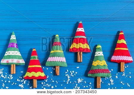 Making Christmas tree sachet with aromatic spices your own hands. Christmas present. Original art project. DIY concept. Step by step photo instructions. Step 7. Final result