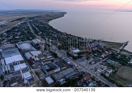 Twilight Over The Gulf Of Taman. Russia