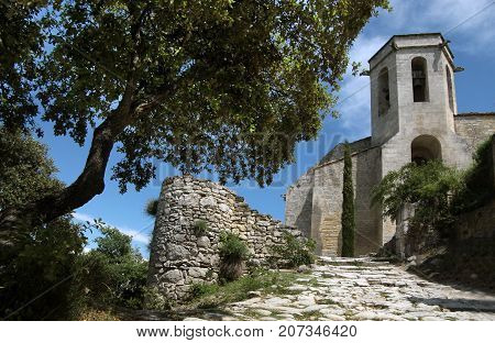 The Village Oppede-le-vieux In The Provence In Southern France