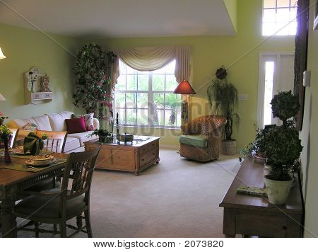 Salón verde crema