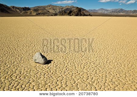 Oválný Playa, Death Valley National Park, Kalifornie.