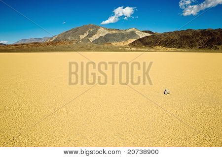 Oválný Playa, Death Valley National Park, Kalifornie.