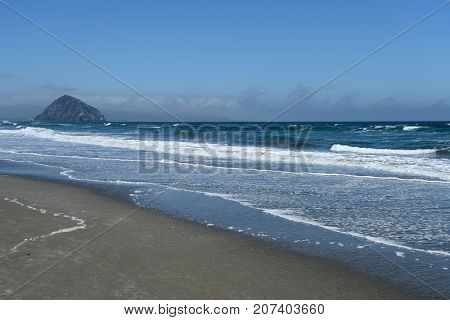 Beautiful Seascape Along The Pacific Coast, California, Usa