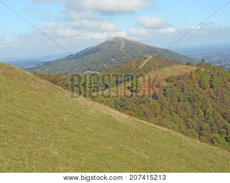 Path across the Malvern Hills in Worcestershire