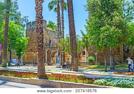 Archaeological Site In Heart Of Antalya