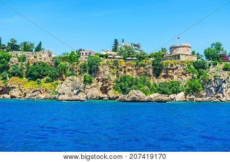 Hidirlik Tower From The Sea, Antalya