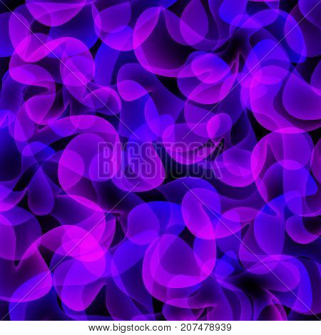 Abstract vector backdrop illustration. Futuristic night backdround.