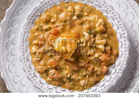 Pitu With Garlic And Oil, A Kind Of Delicious Crustacean !