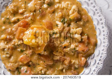 Pitu With Garlic And Oil, A Kind Of Delicious Crustacean !