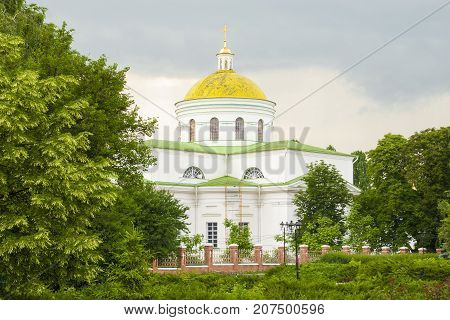 Belaja Tserkof, UKRAINE, June 5, 2013:The main Orthodox cathedral city of Belaja Tserkof built in the 19th century the Polish magnates Branicki