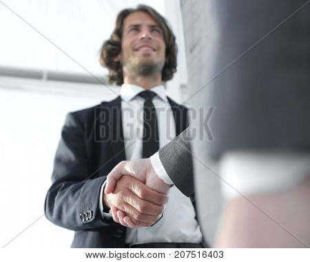 Effective negotiation with client. Business concept photo.