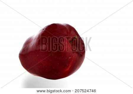Red Apple On White Background