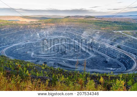 Western Quarry Vysokogorsky Gok In Kachkanar. Sverdlovsk Region. Russia.