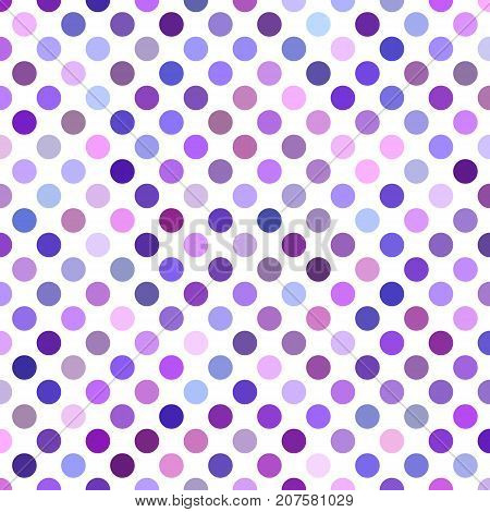 Colored dot pattern background - geometric vector illustration from purple circles