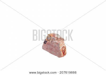 Magnetite From Brazil Isolated On White