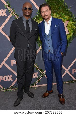 LOS ANGELES - SEP 25:  Damon Wayans and Clayne Crawford arrives for the FOX Fall Party on September 25, 2017 in West Hollywood, CA                