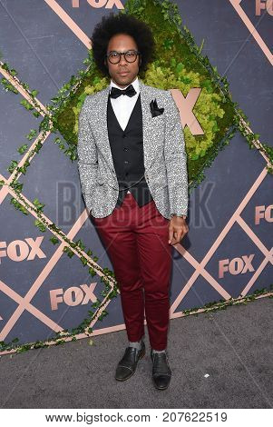 LOS ANGELES - SEP 25:  Johnathan Fernandez arrives for the FOX Fall Party on September 25, 2017 in West Hollywood, CA                