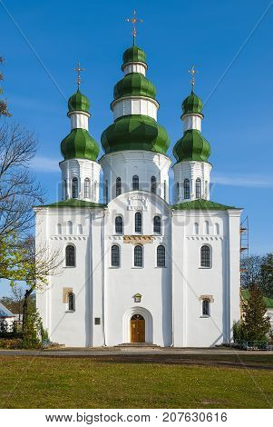 Cathedral of Yelets monastery in Chernigov (XI XVII centuries).