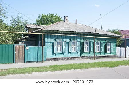 Street in the city of Konotop. Sumy region Ukraine