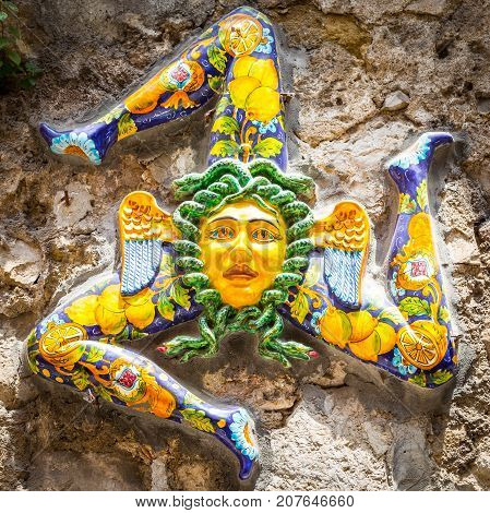 The Three-legged Symbol Of Sicily: Trinacria