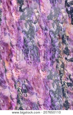 charoite stone seamless texture macro photo