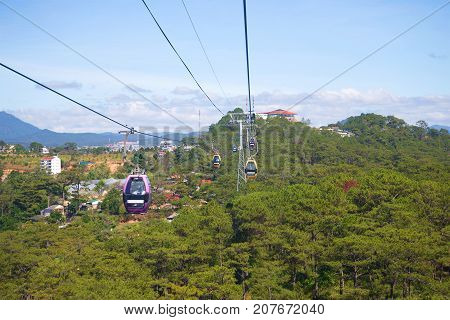 DA LAT, VIETNAM - DECEMBER 28, 2015: 