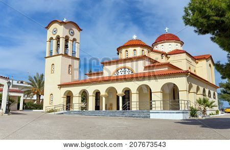 Agios Nikolaos church in Palaia Epidavros village, Peloponnese, Greece.