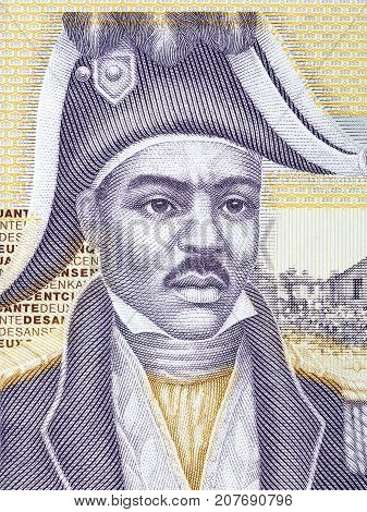 Jean-Jacques Dessalines portrait from Haitian money - Gourde