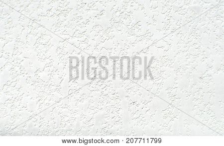 Texture Of White Wall With Plaster Pattern. Textured Backdrop, Design Repair, Bas-relief.