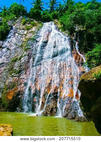 Na Muang waterfall at Koh Samui, Thailand