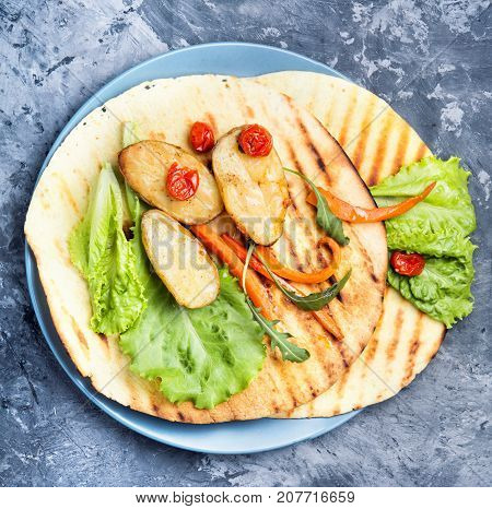 Vegetarian Tortilla Dish